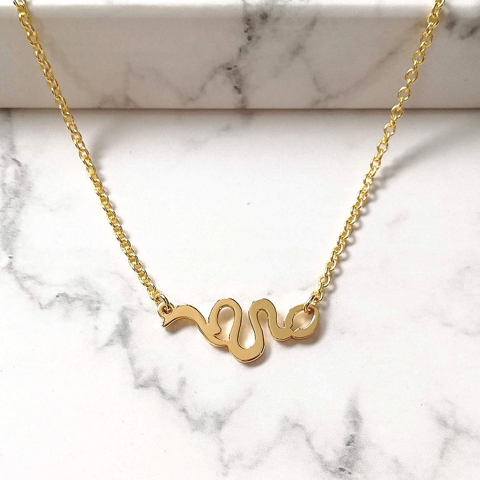 サムネイル： SNAKE in Hiragana petit necklace