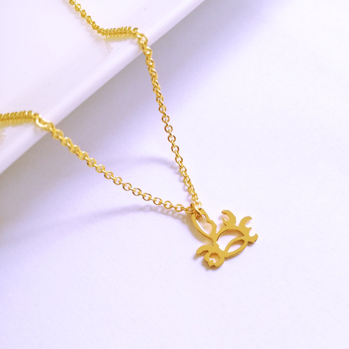 CRAB in Arabic petit necklace satokomatsu
