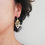 Thumbnail: THANK YOU in Hiragana gold earrings