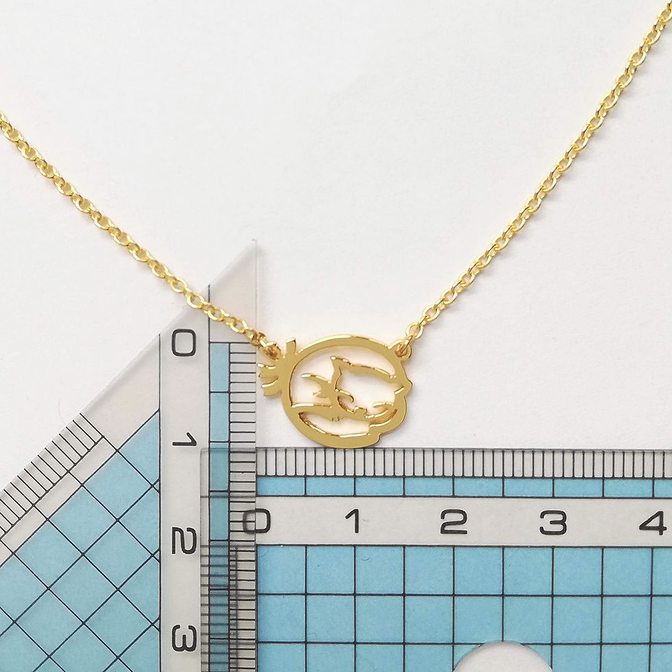 サムネイル： CAT in Hiragana petit necklace