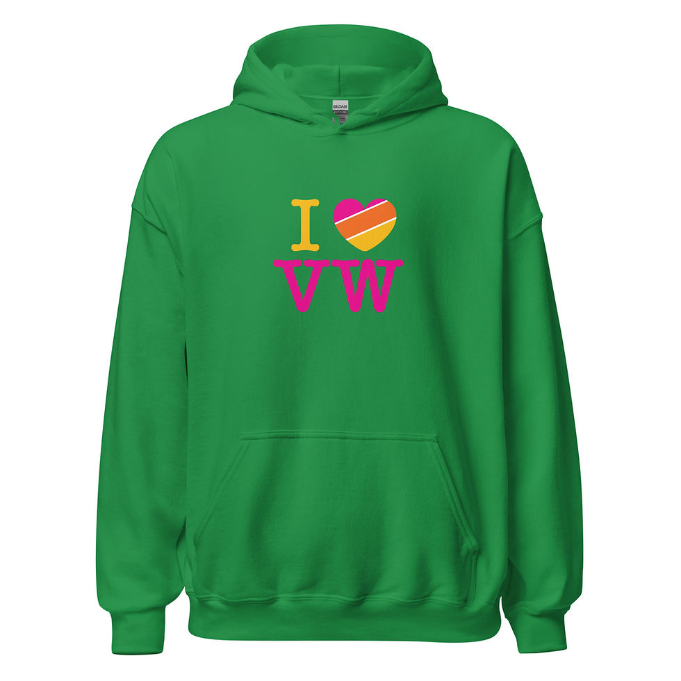 Thumbnail: I love VW - Hoodie Sweatshirt Unisex