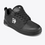 Thumbnail: Black Etnies skate shoe with white logo, laces, and rubber sole.