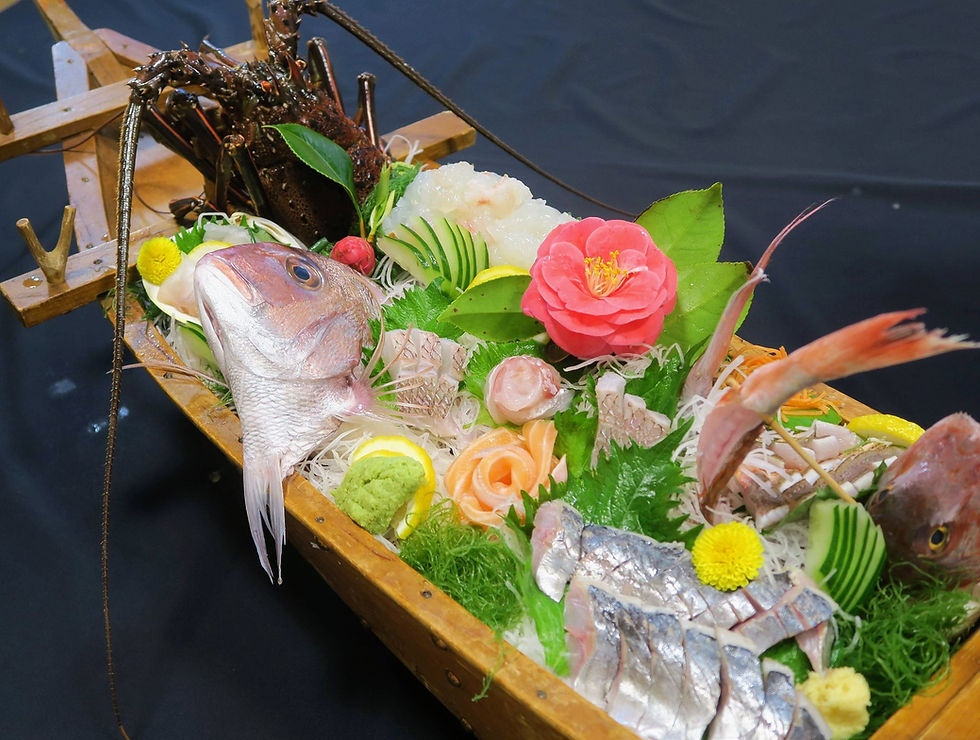 『常陸乃国いせ海老』舟盛