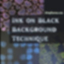 How to add ink to black paper