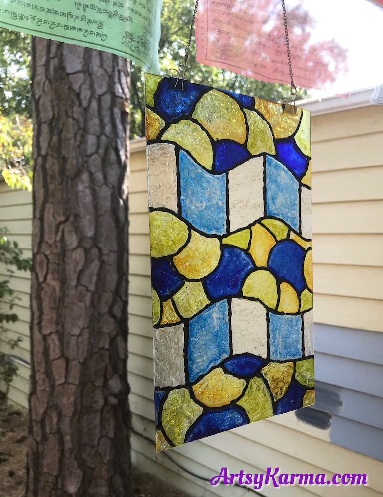 fake stained glass looks real