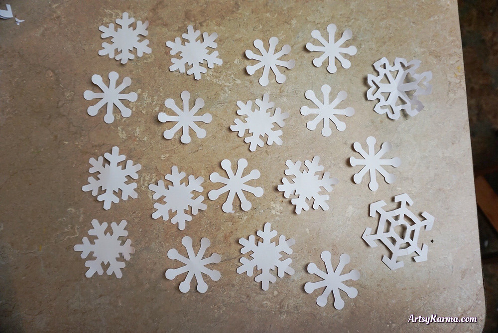 Snowflake craft for winter
