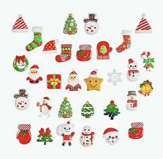 plastic Christmas embellishments