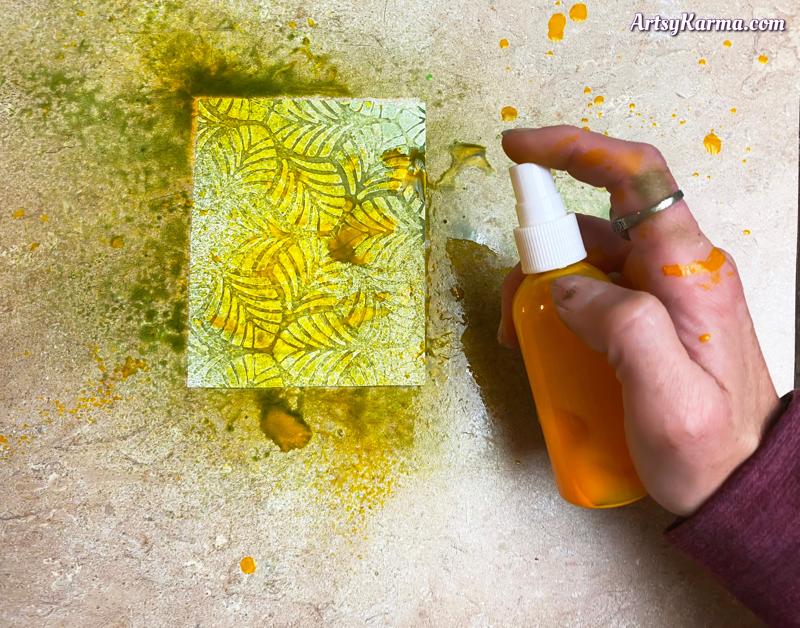 Technique for artist trading cards