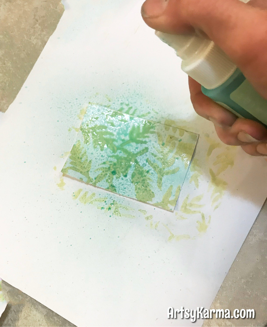 using ink as a resist