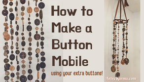 How to Make a Button Mobile Craft Project