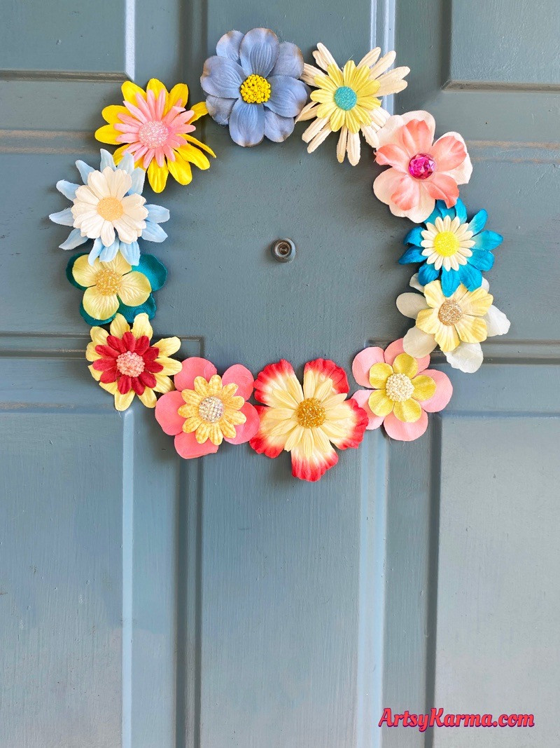 Spring flowers craft project