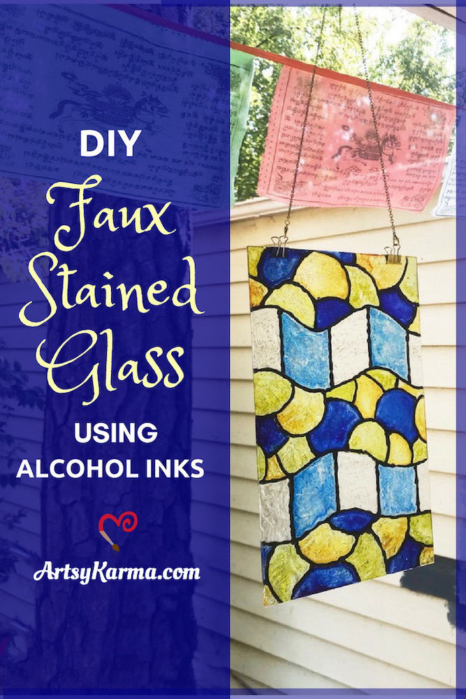 dit faux stained glass