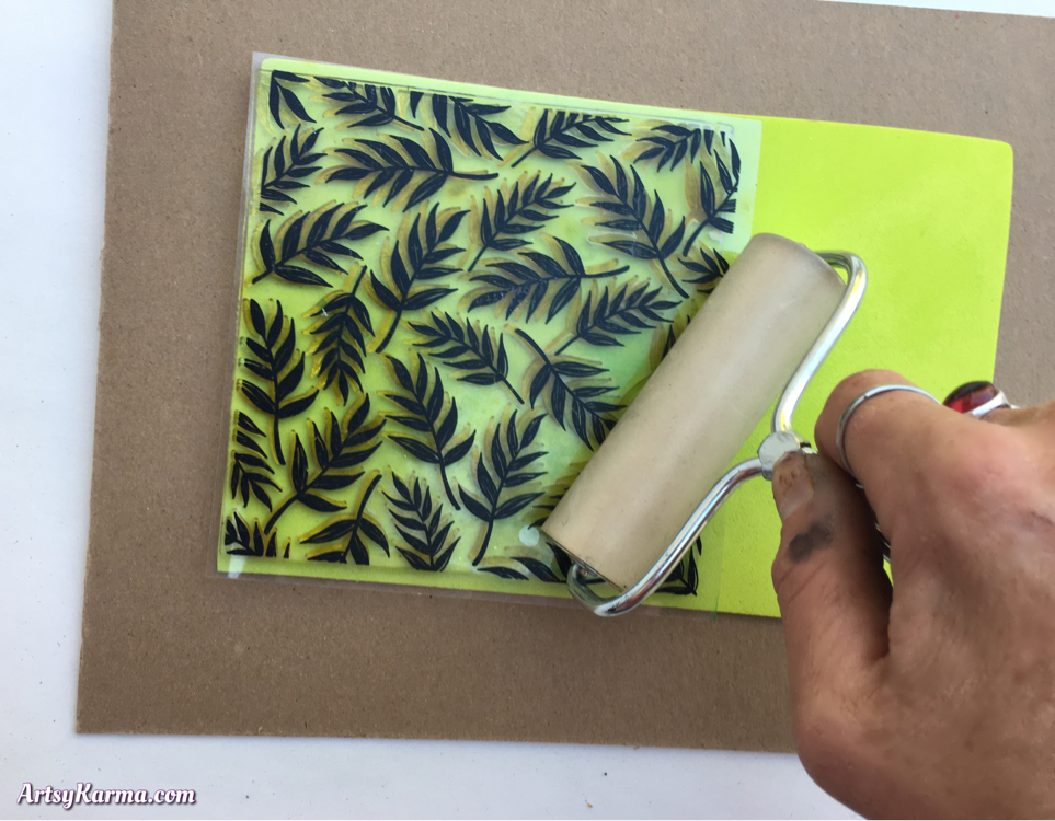 Stamping craft foam