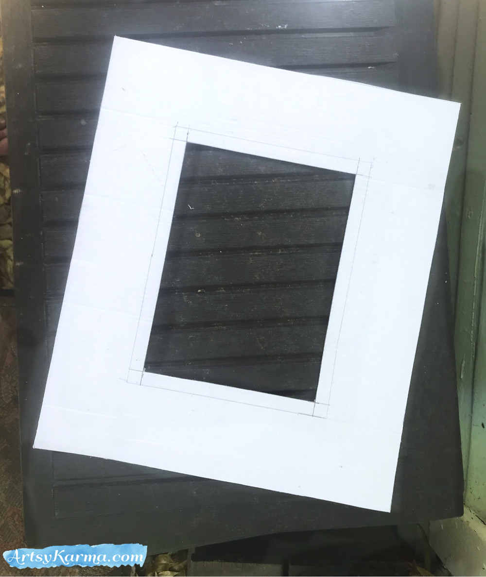 your cut out diy frame