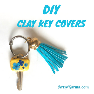 DIY clay key covers