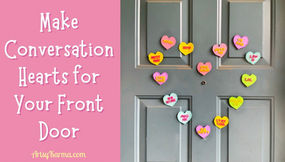 DIY Conversation Hearts Magnets: Valentines Day Craft
