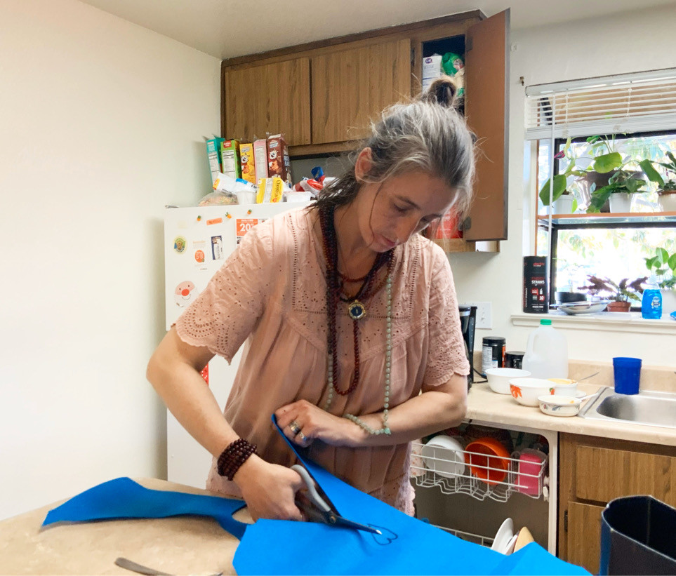 making felt cover 19 masks