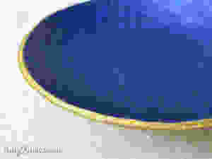 paint the edges of the diy ring dish