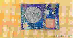 example of using a mixed media background technique