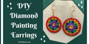 DIY Diamond Painting Earrings