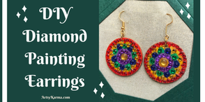 DIY Diamond Painting Earrings