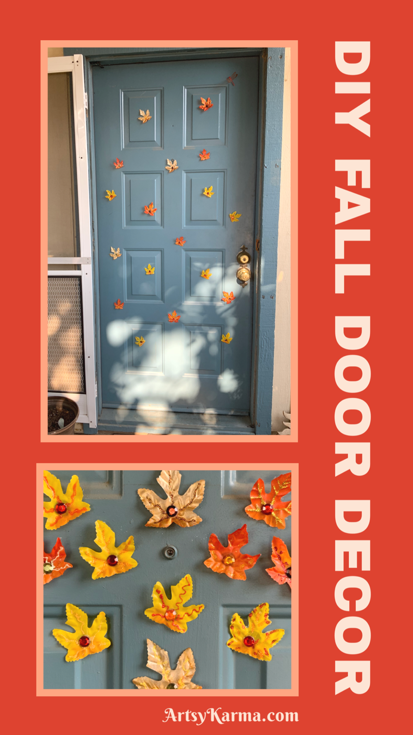 Diy fall door decor