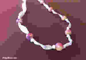 knotted ribbon necklace diy