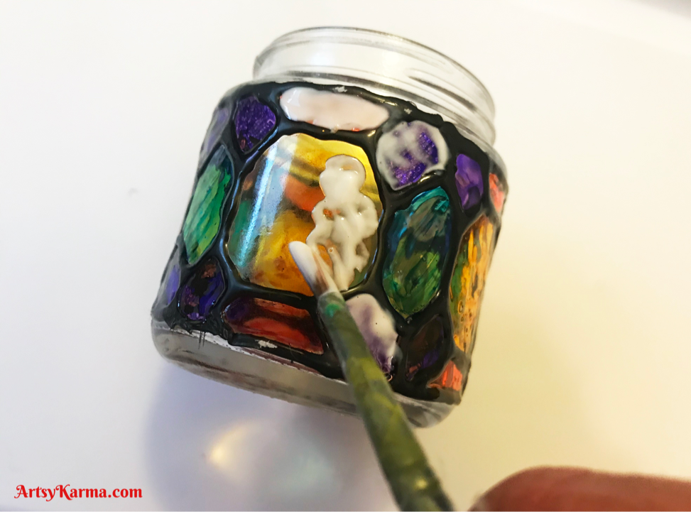 Glass jar craft