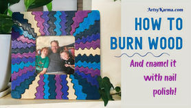 Create Artful Wood-Burned Frames with This Fun DIY Tutorial
