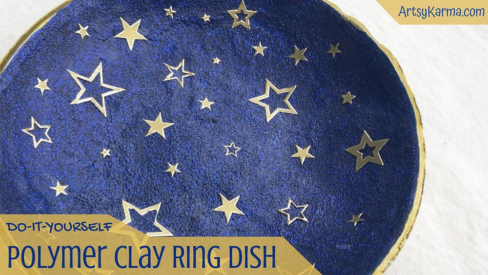 diy polymer clay ring dish