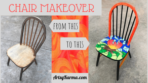 A Chair That Survived California’s Camp Fire Gets New Life With a Colorful Makeover