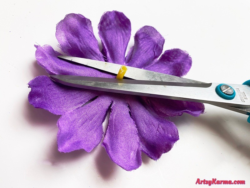Artificial flowers craft
