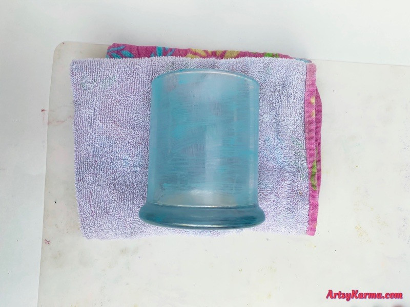 DIY candle holders jars
