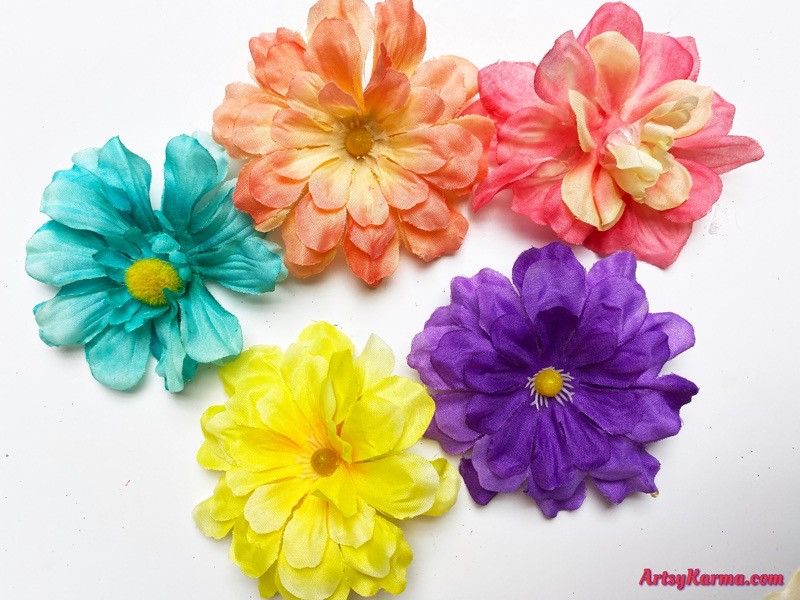 Creative ways to use artificial flowers