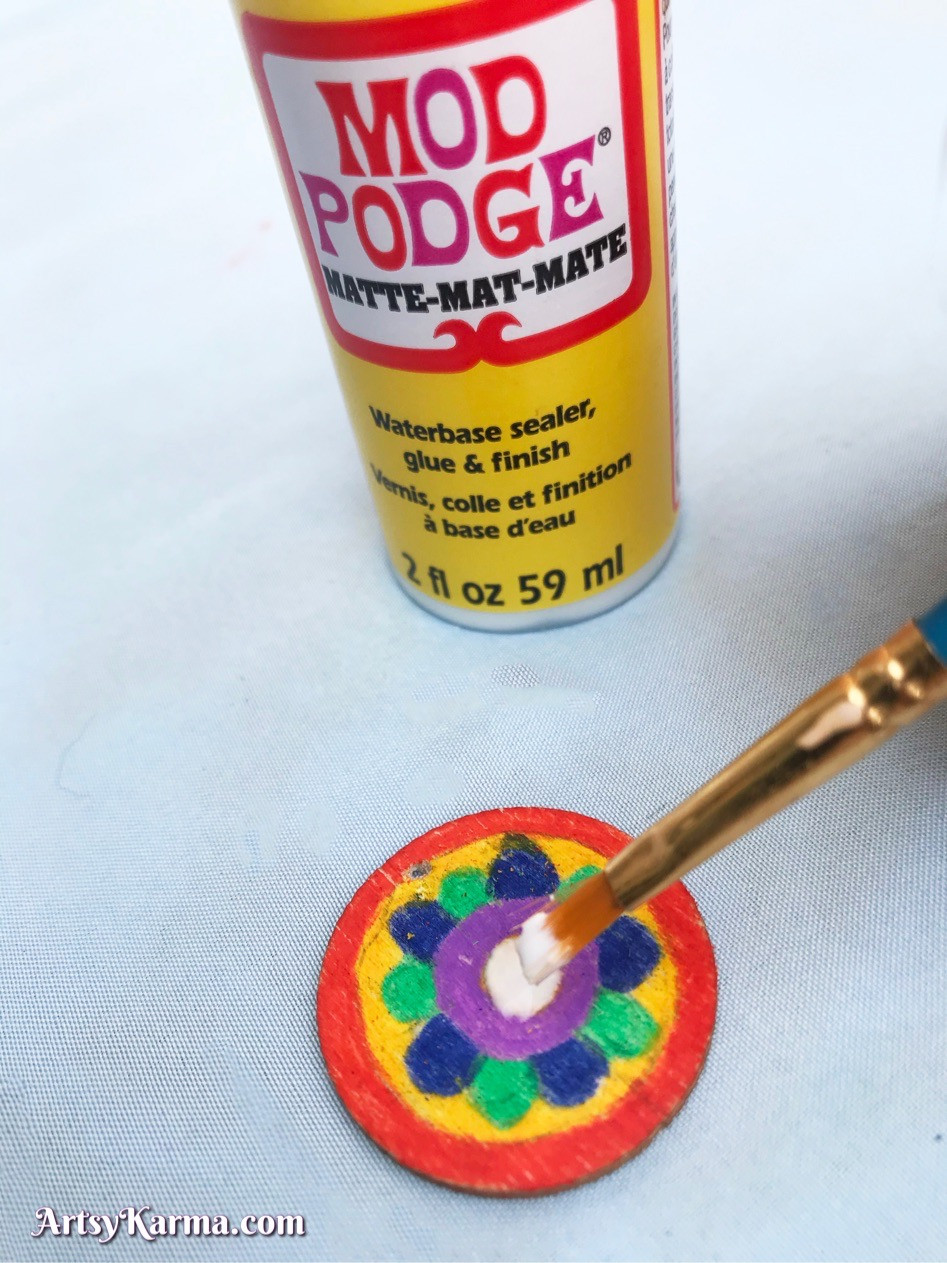 Add a touch of mod Podgorica to areas of your mandala where you need to add rhinestones