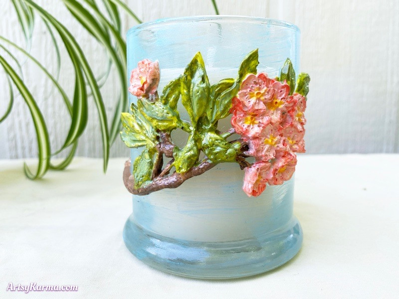 DIY decorative candle holders