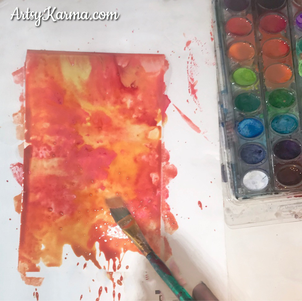 watercolor splotch background