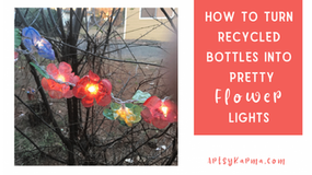 DIY Blossom Lights: Transform Plastic Bottles into Floral Fairy Lights