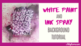 Easy Mixed Media Background Stencil Tutorial 