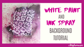 Easy Mixed Media Background Stencil Tutorial 