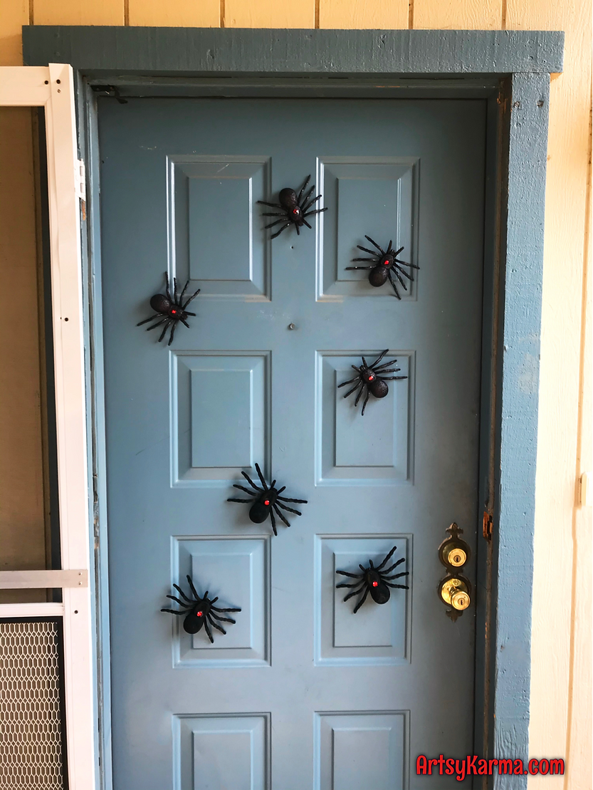 Create diy spider magnets for halloween