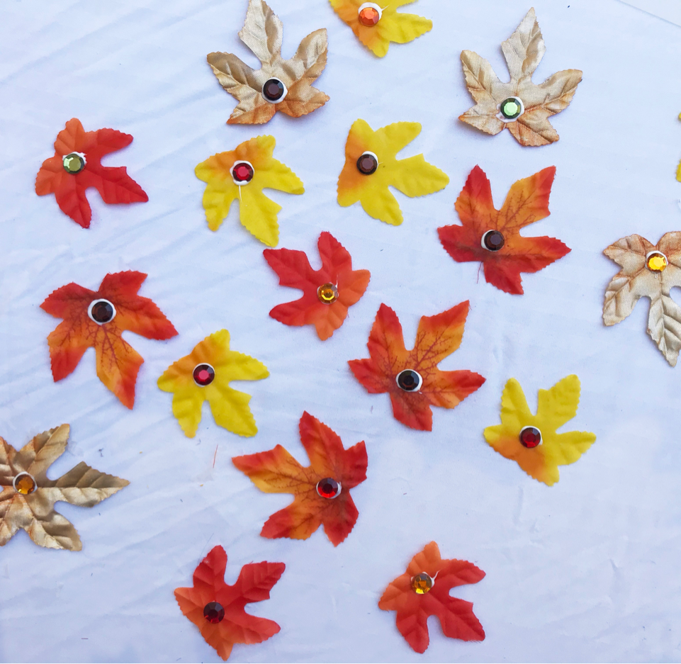 Creating autumn leaves for your porch