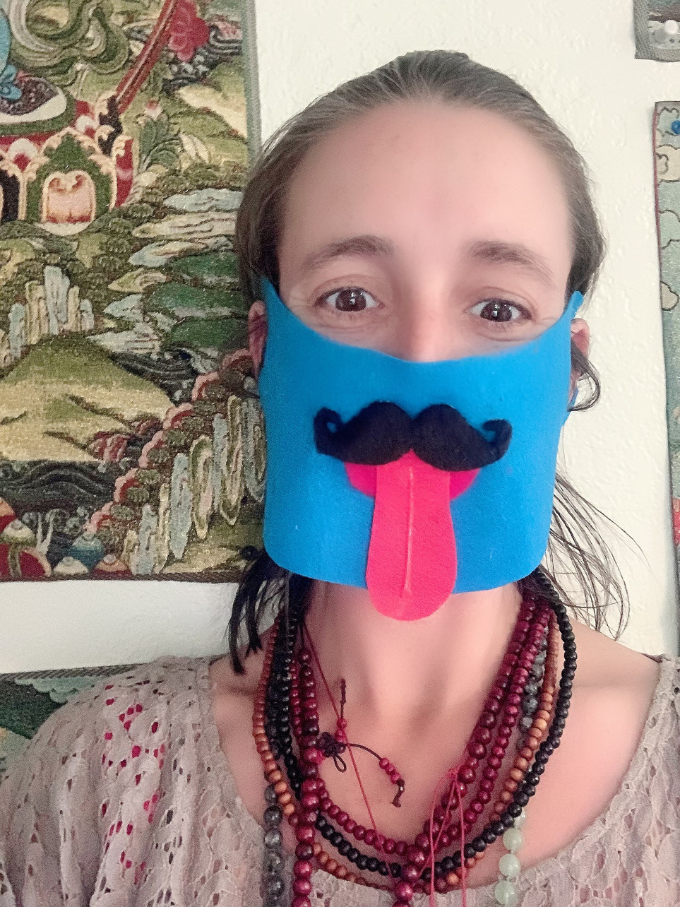 funny covid 19 mask