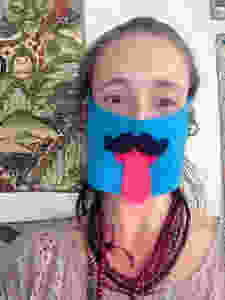 funny covid 19 mask