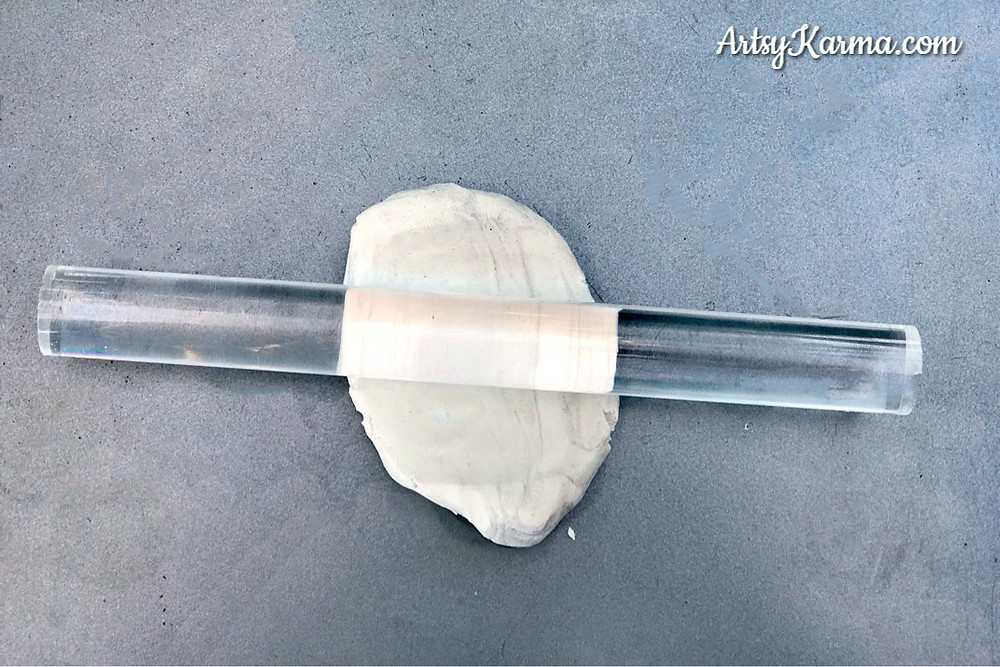 rolling clay for kneading clay for diy ring dish