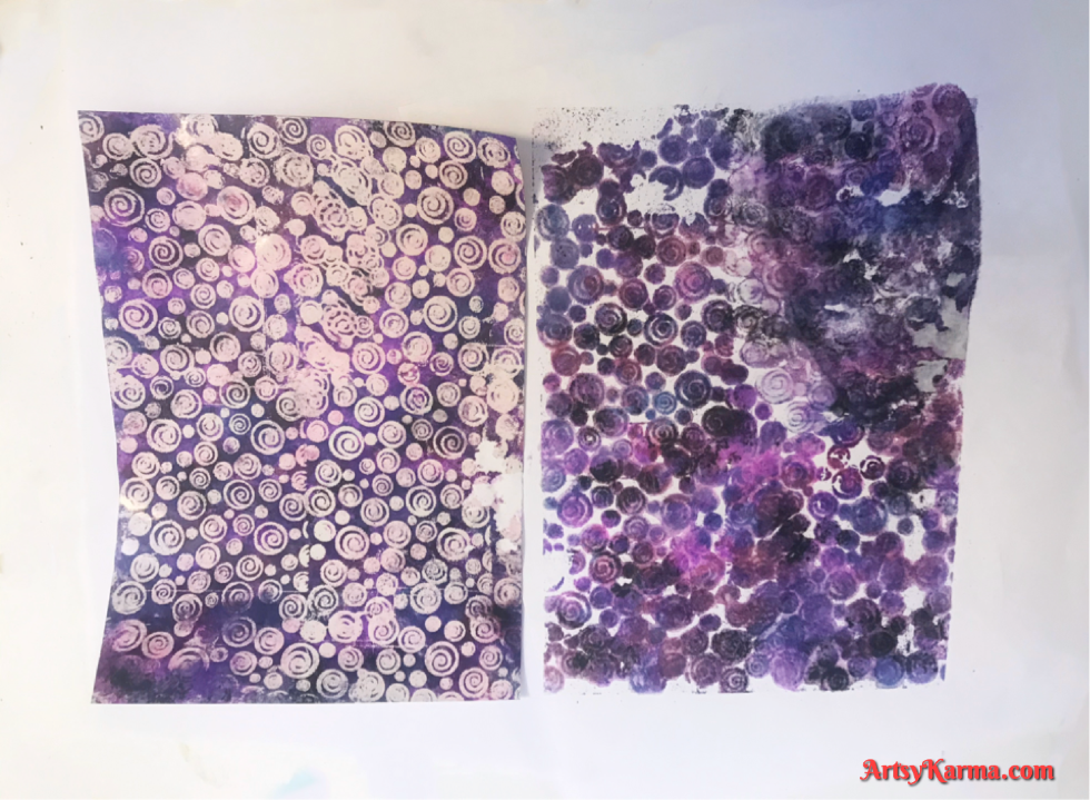 Embossing and alcohol ink tutorial