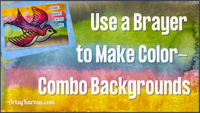 Make Color-Combo Backgrounds with a Brayer