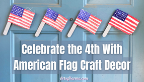 DIY American Flag Craft for 4th of July