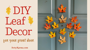 DIY Fall Embellishments for Your Front Door!