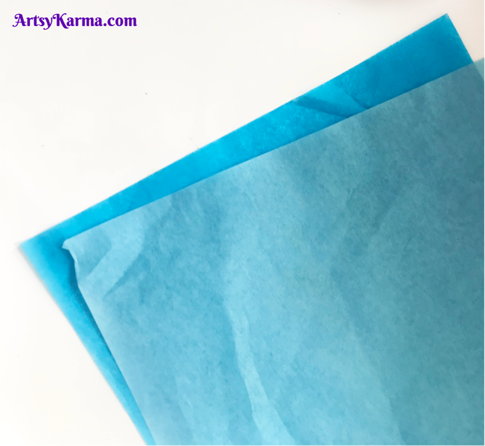 Tissue paper for background technique